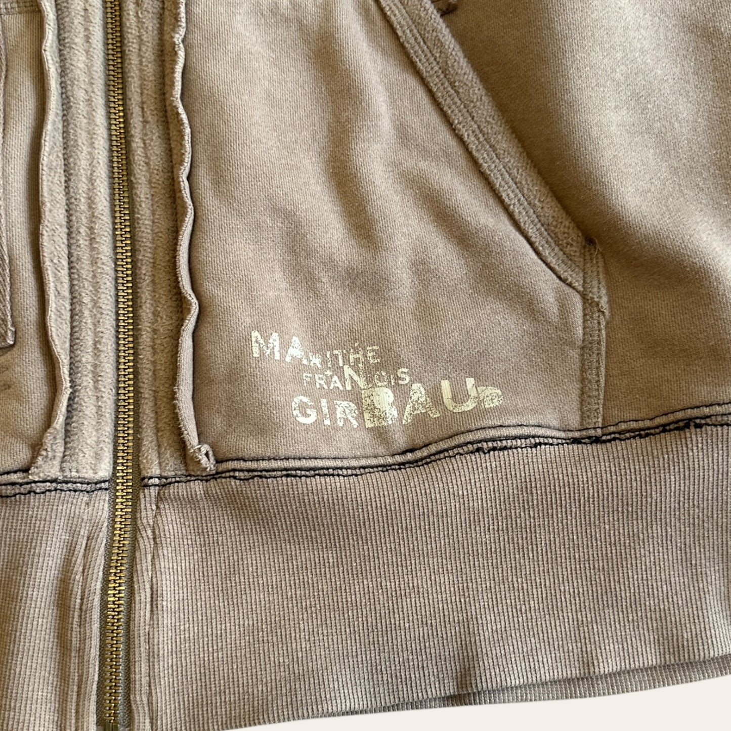 Marithe Francois Girbaud Zip Up Hoodie Size S