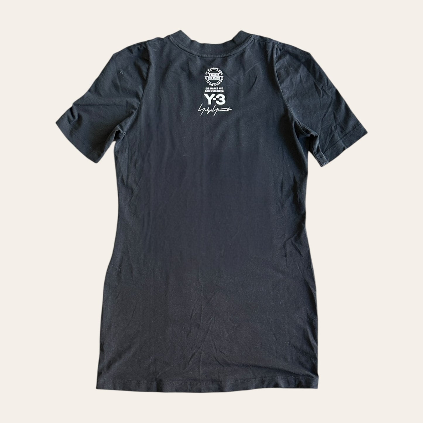 Y3 Tee Black Size S