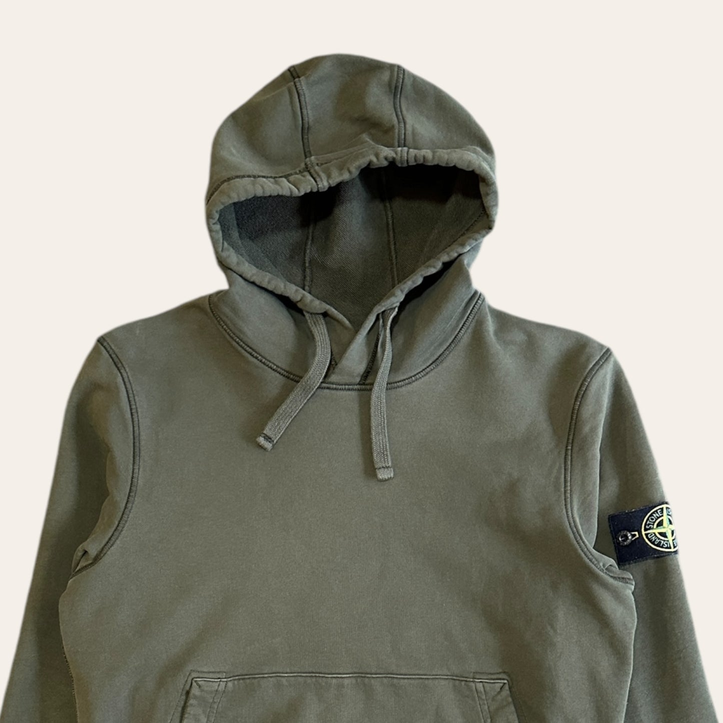 Stone Island Hoodie Olive Size S