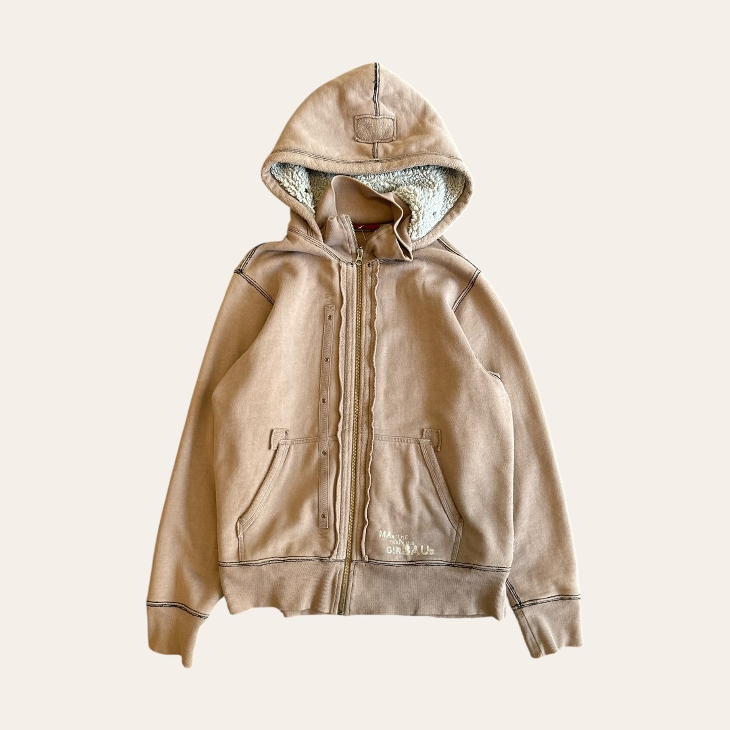Marithe Francois Girbaud Zip Up Hoodie Size S