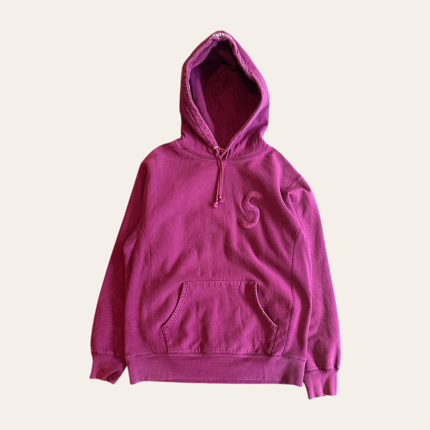 Supreme S Logo Hoodie Size L