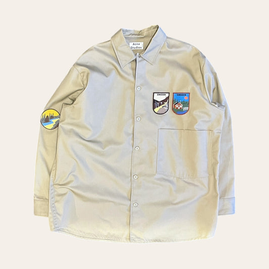 Acne Studios Lowis Patch Shirt Size XL