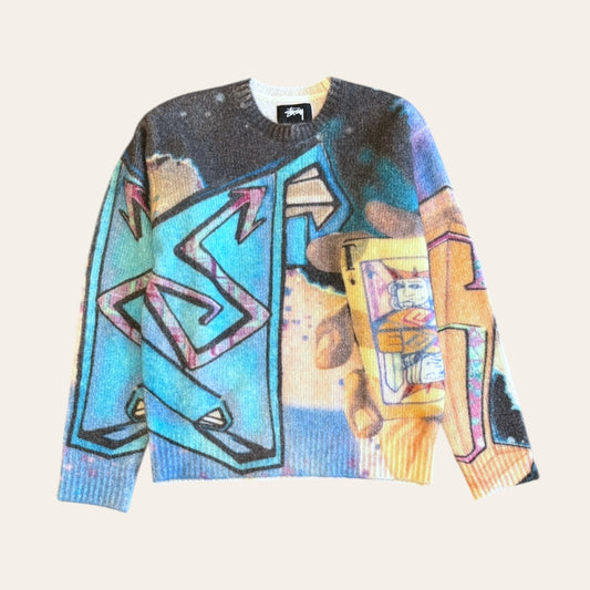 Brand New Stussy Goldie Mohair Sweater Size S