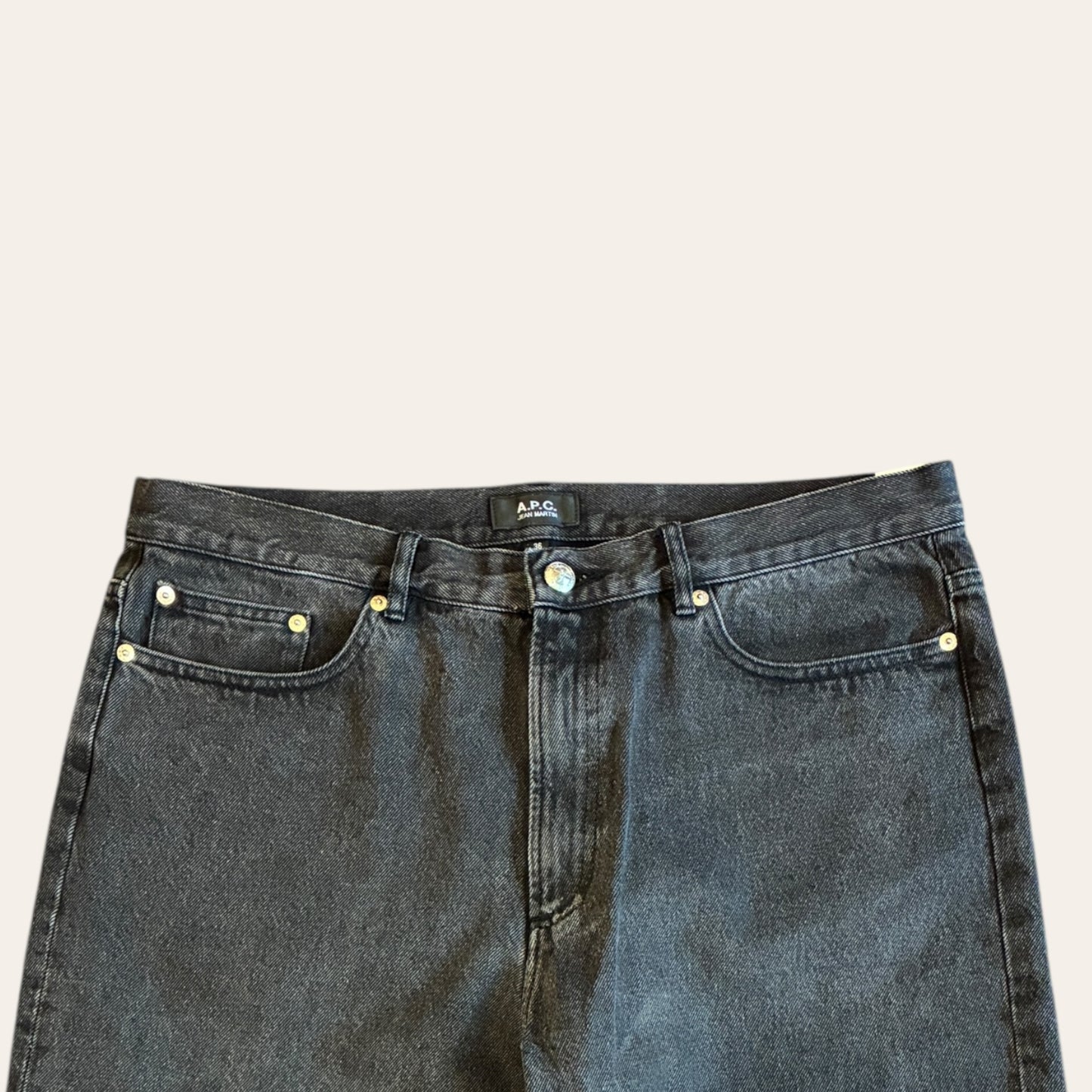 A.P.C Denim Black Size 36
