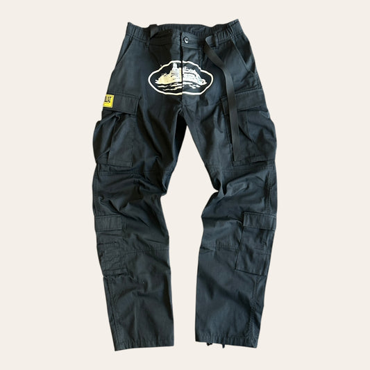 Corteiz Cargo Pants Black Size M