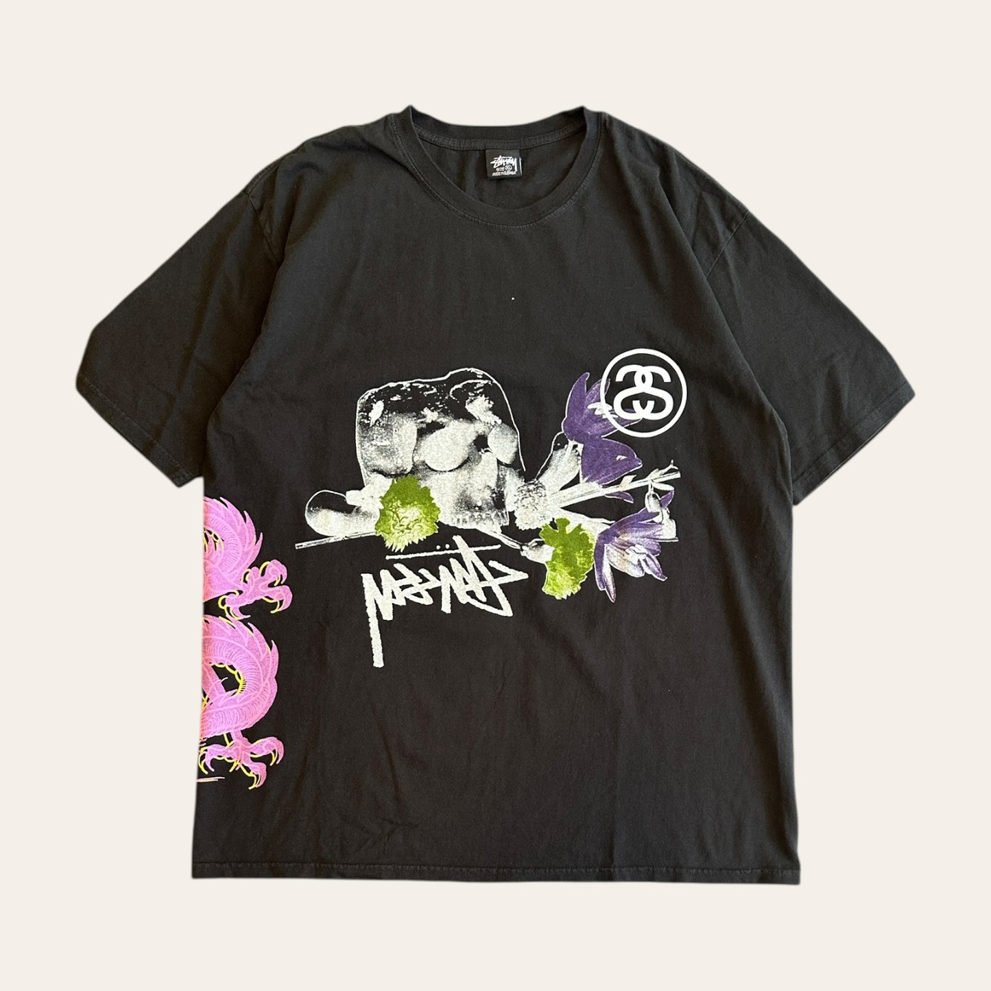Stussy Stand Firm Tee Black Size XL