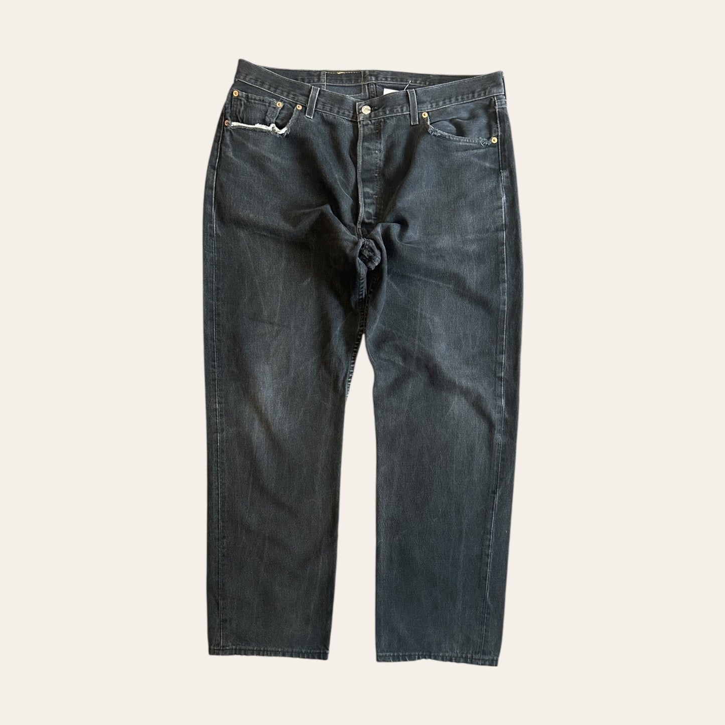 Levis 501 Jeans Black Size 36x34