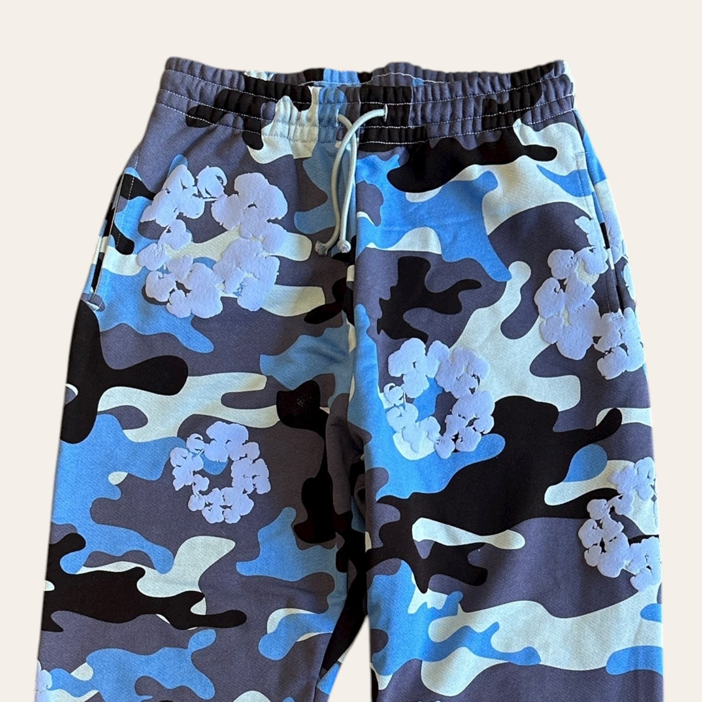 Denim Tears Blue Camo Sweatpants Size M