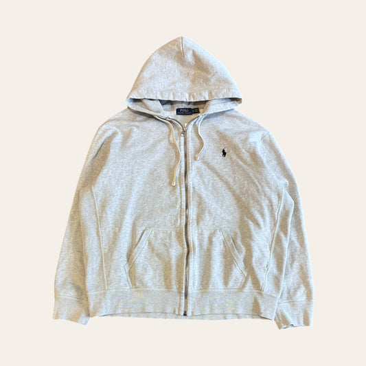 Polo RL Zip Hoodie Grey Size XL