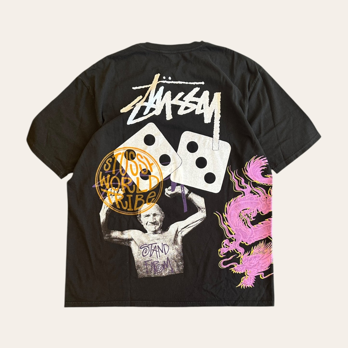 Stussy Stand Firm Tee Black Size XL