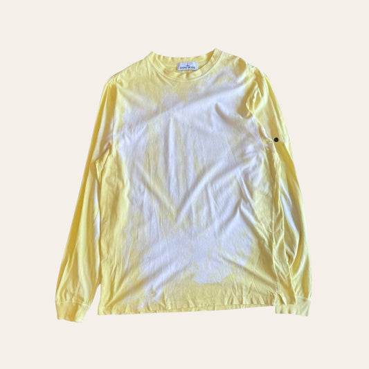 Stone Island Long Sleeve Tee Yellow Size XXL