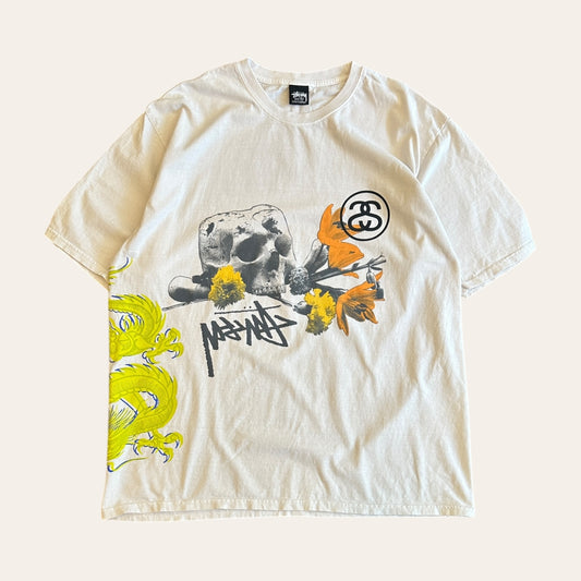 Stussy Stand Firm Tee White Size XL