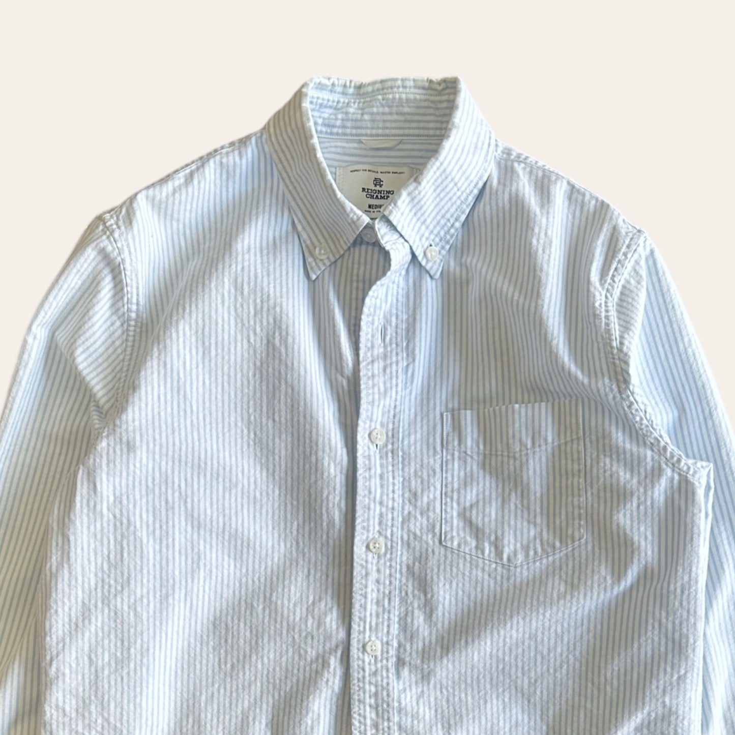 Reigning Champ Button Down Shirt Size M