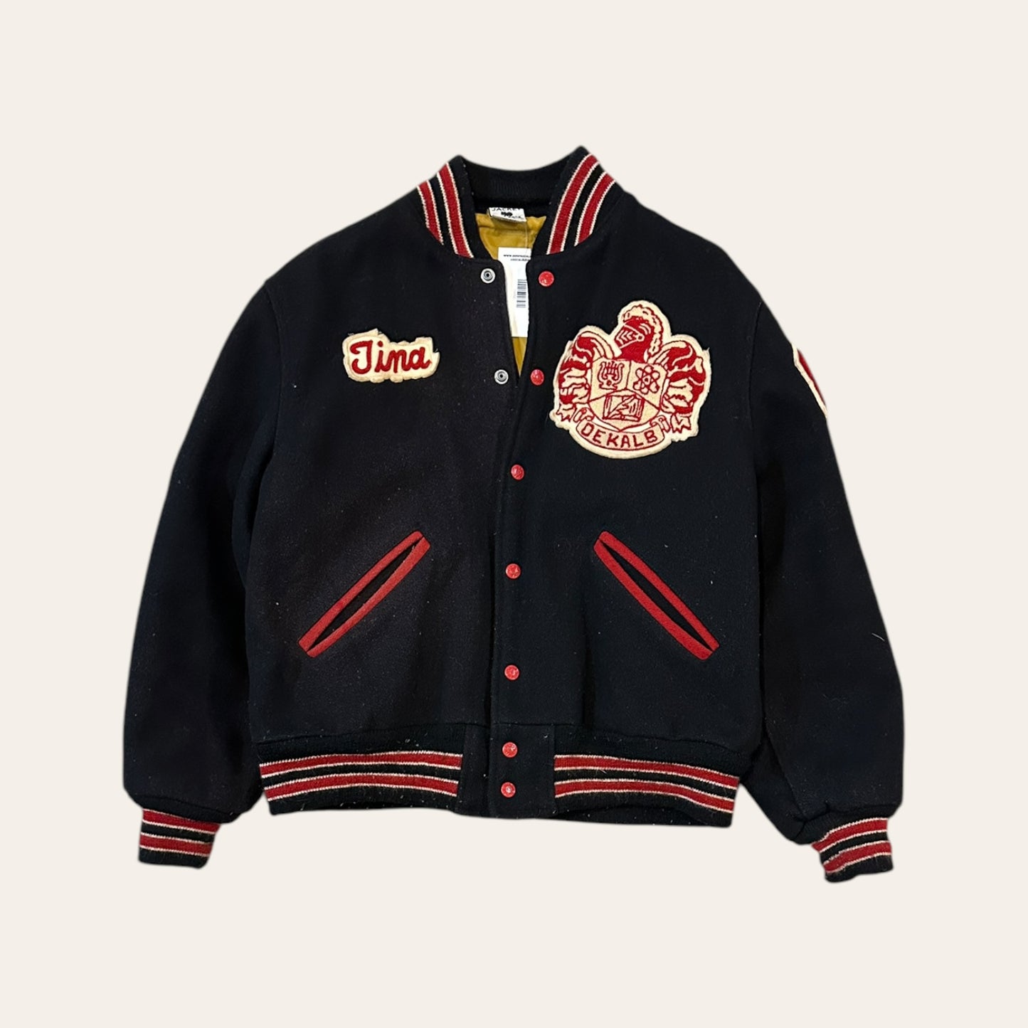 90's Wool Varsity Jacket Size M