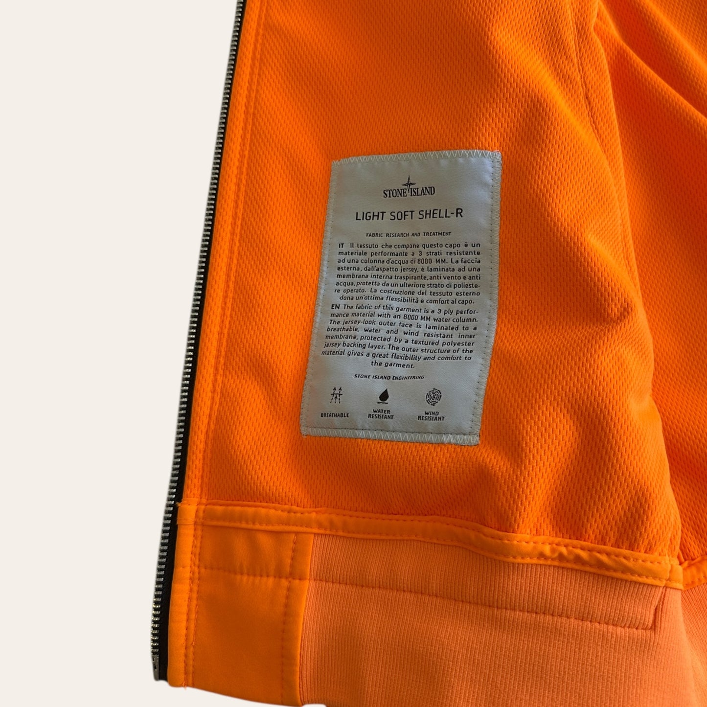 Stone Island Light Soft Shell R Jacket Size L