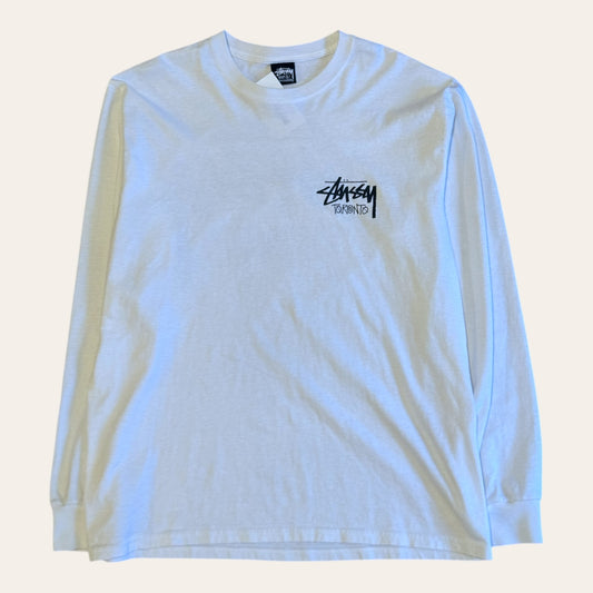 Stussy Toronto LS White Size L