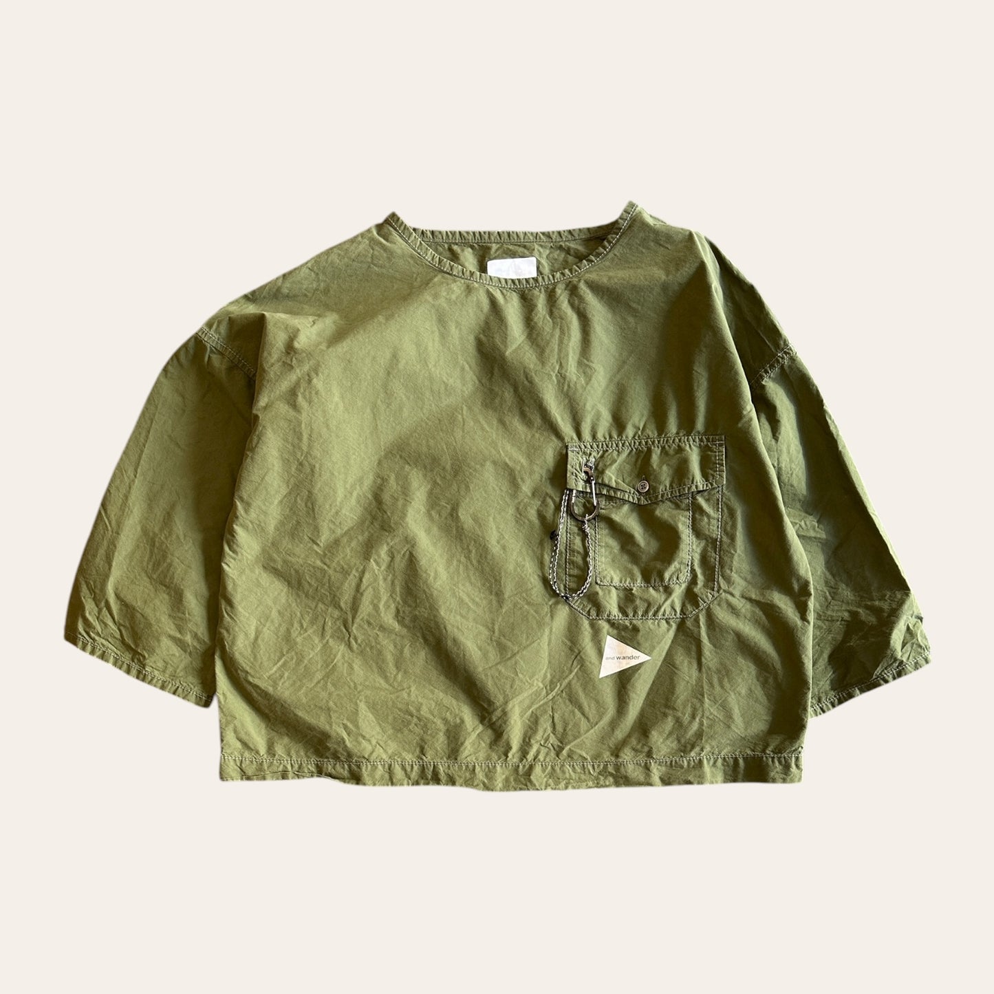 And Wander Typewriter Pullover Size S
