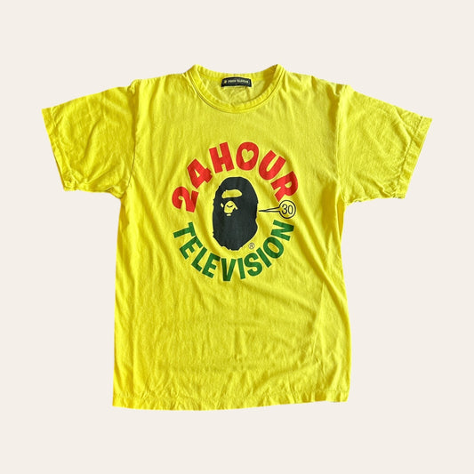 Bape x 24 Hour Television Tee Size L