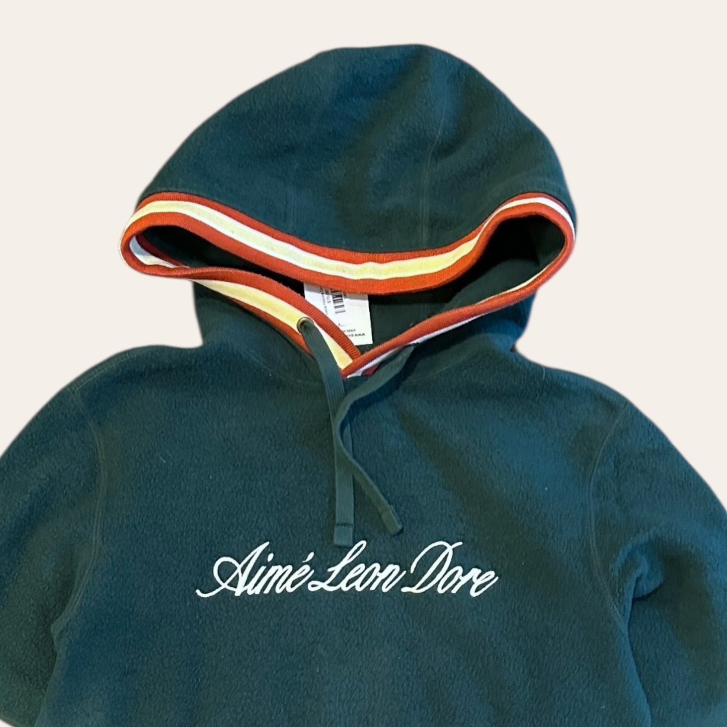 ALD Fleece Hoodie Green Size S