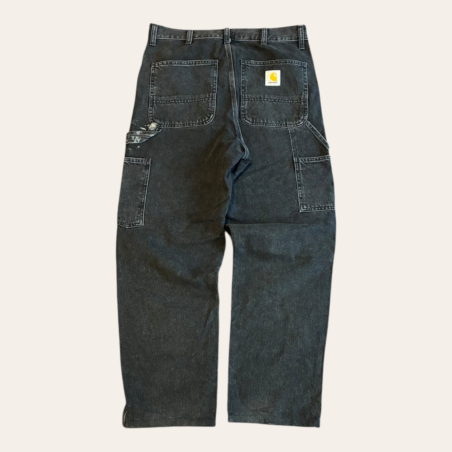 Carhartt Denim Double Knee Black Size 30x32