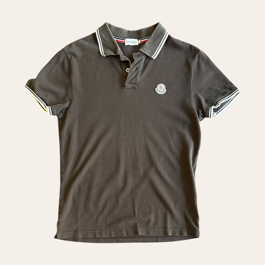 Moncler Polo Tee Brown Size M