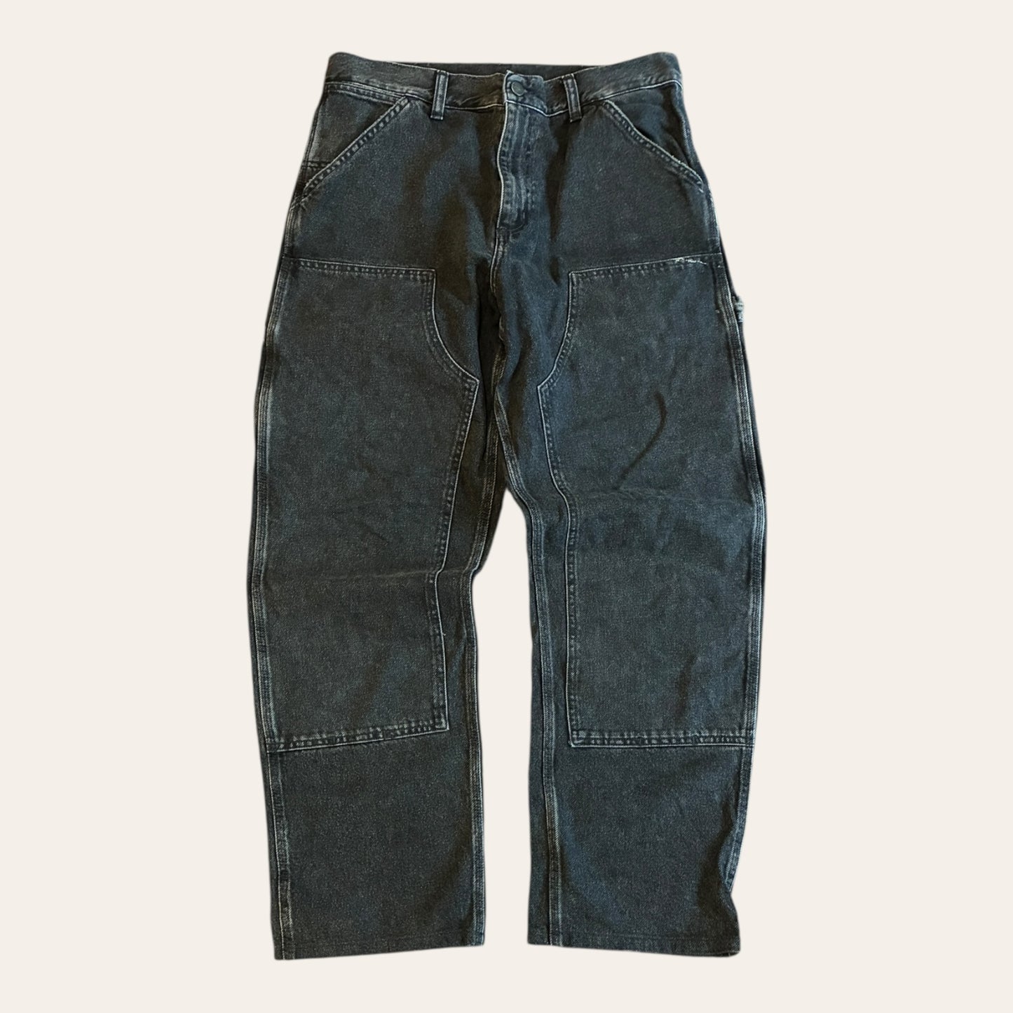 Carhartt Denim Double Knee Black Size 30x32