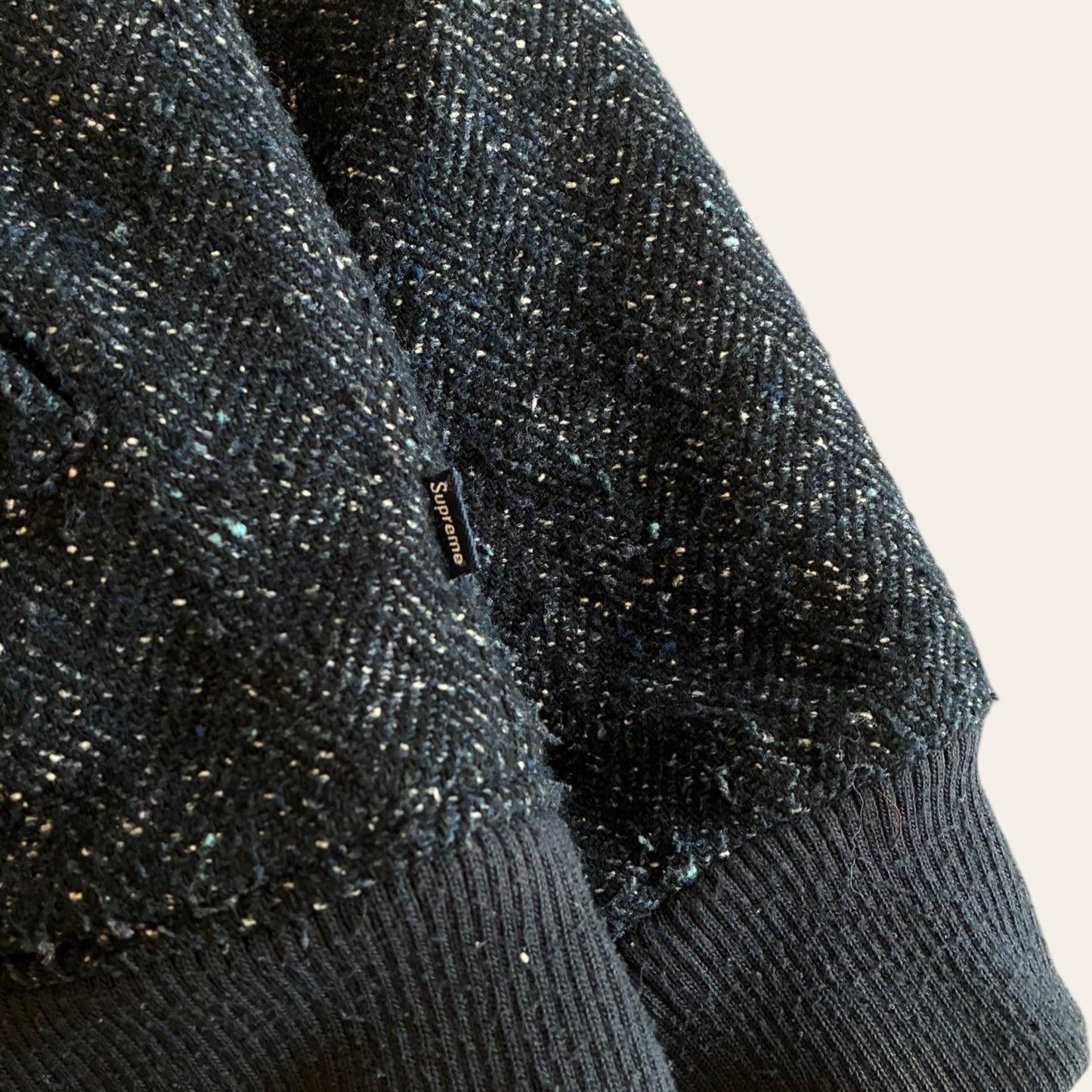 FW2017 Supreme Hooded Wool Baseball Jacket Size M