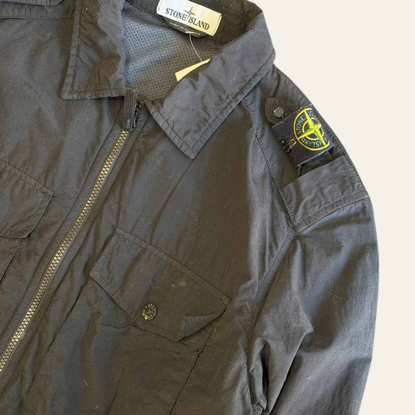 Stone Island Naslan Light Overshirt Black Size L