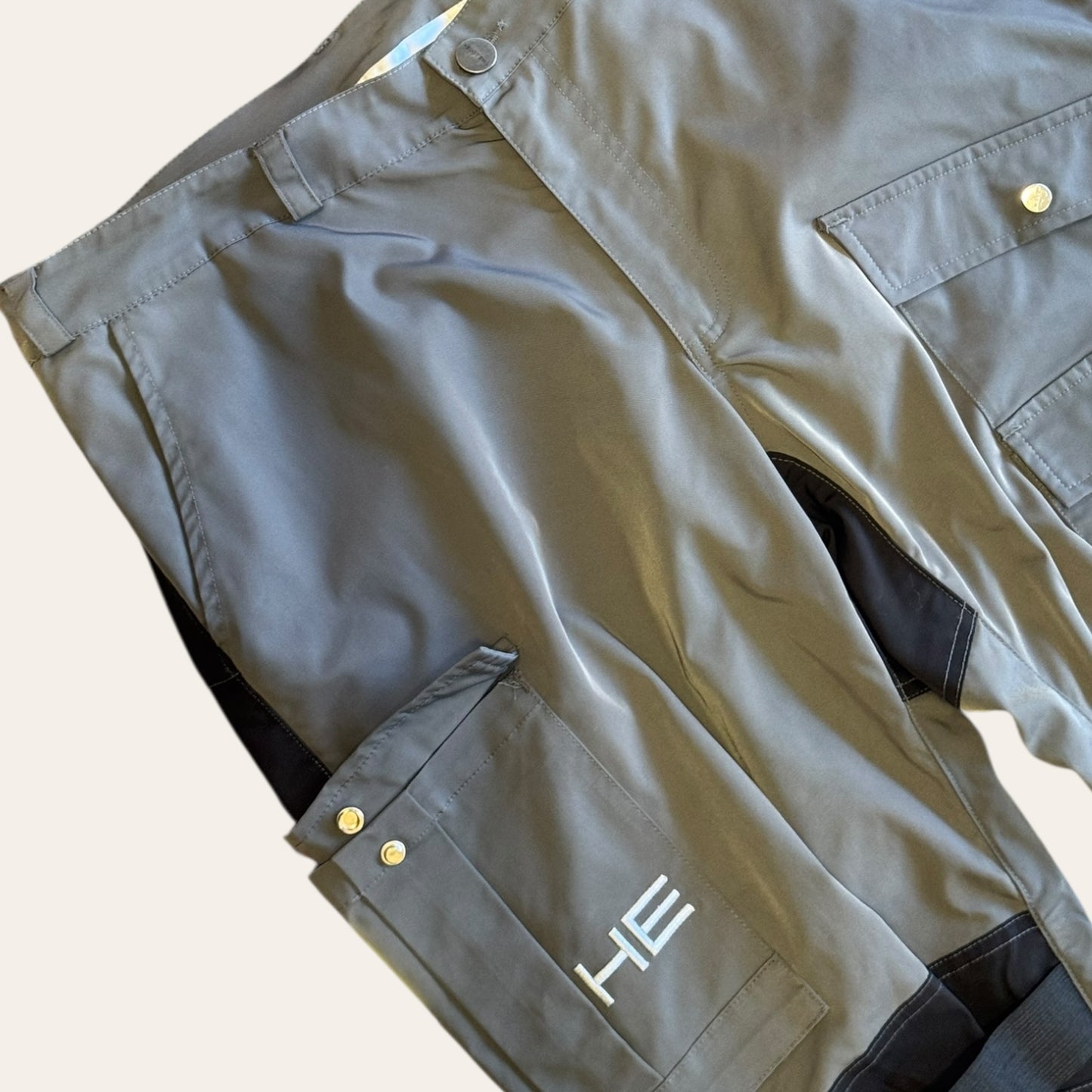 Heliot Emil Liquid Metal Cargo Pant Size L