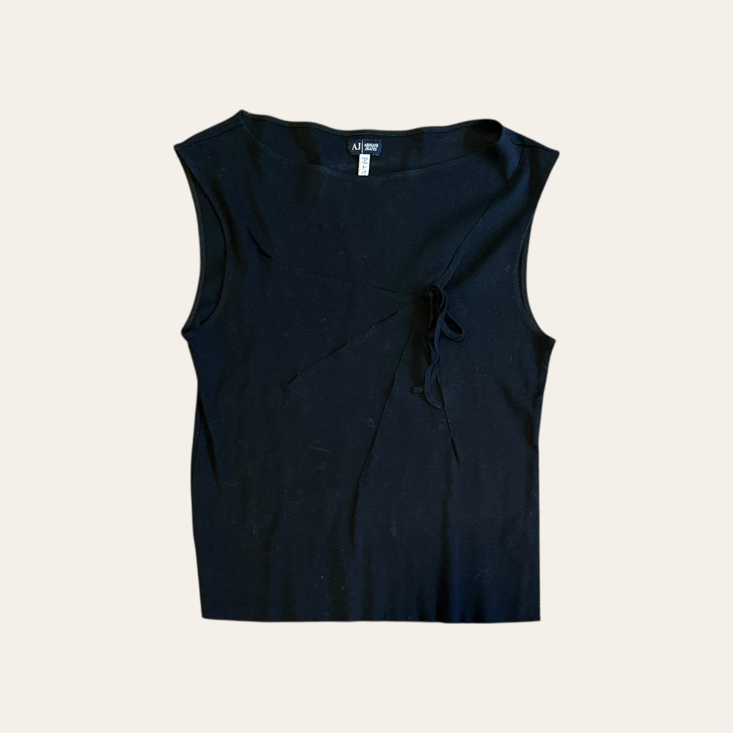 Vintage Armani Jeans Top Black Size 12