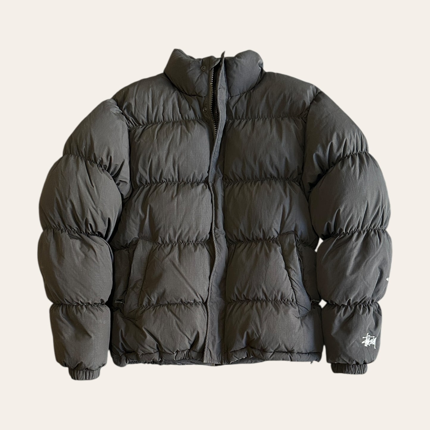 Stussy Puffer Jacket Black Size M