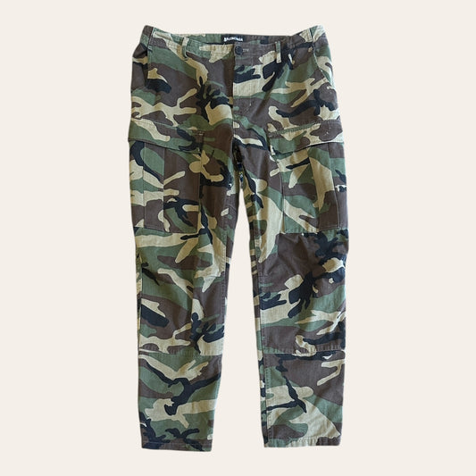 Balenciaga Camo Cargo Pants Size 34