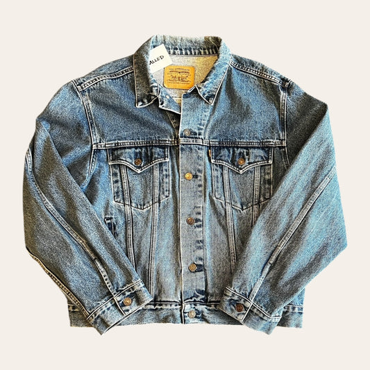 Vintage Levis Orange Tab Denim Jacket Size L