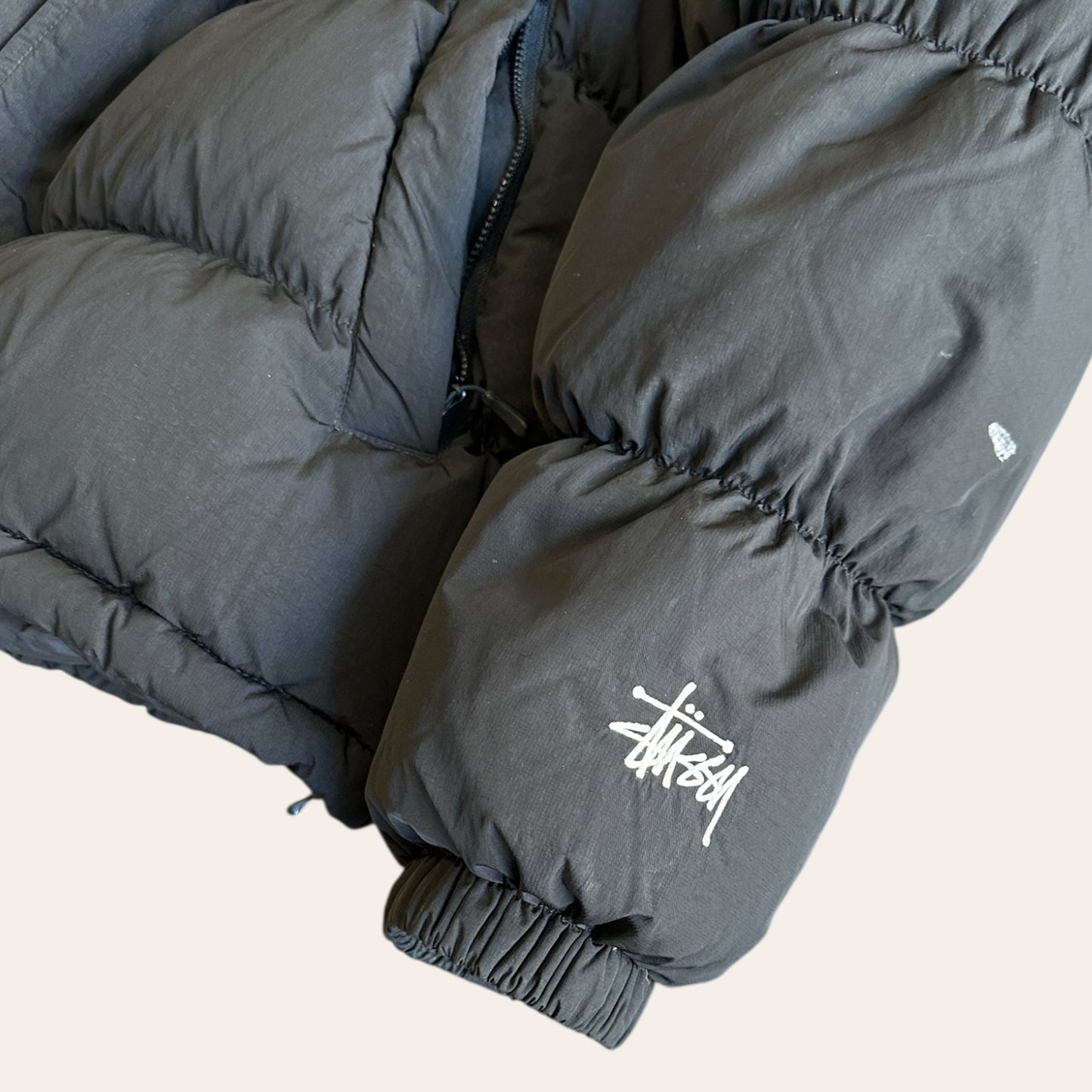 Stussy Puffer Jacket Black Size M
