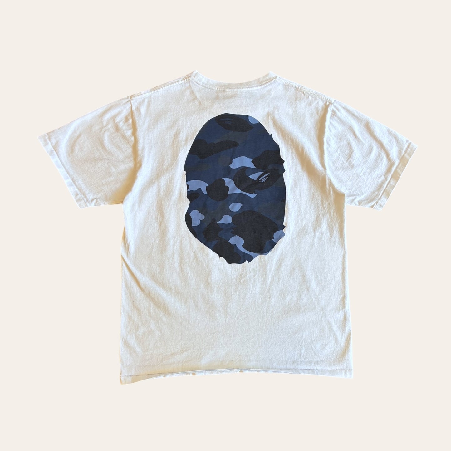 Bape Blue Camo Tee Size L