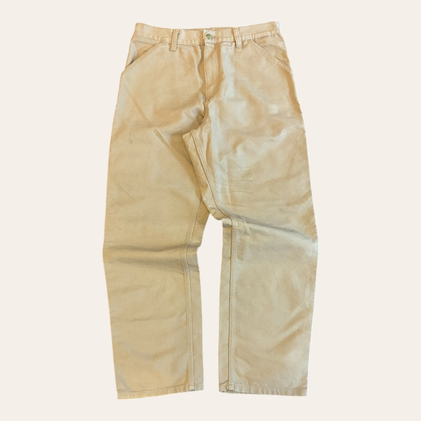 Carhartt Beige Carpenter Size 32