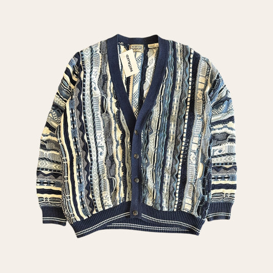 Coogi Style Knit Cardigan Size L