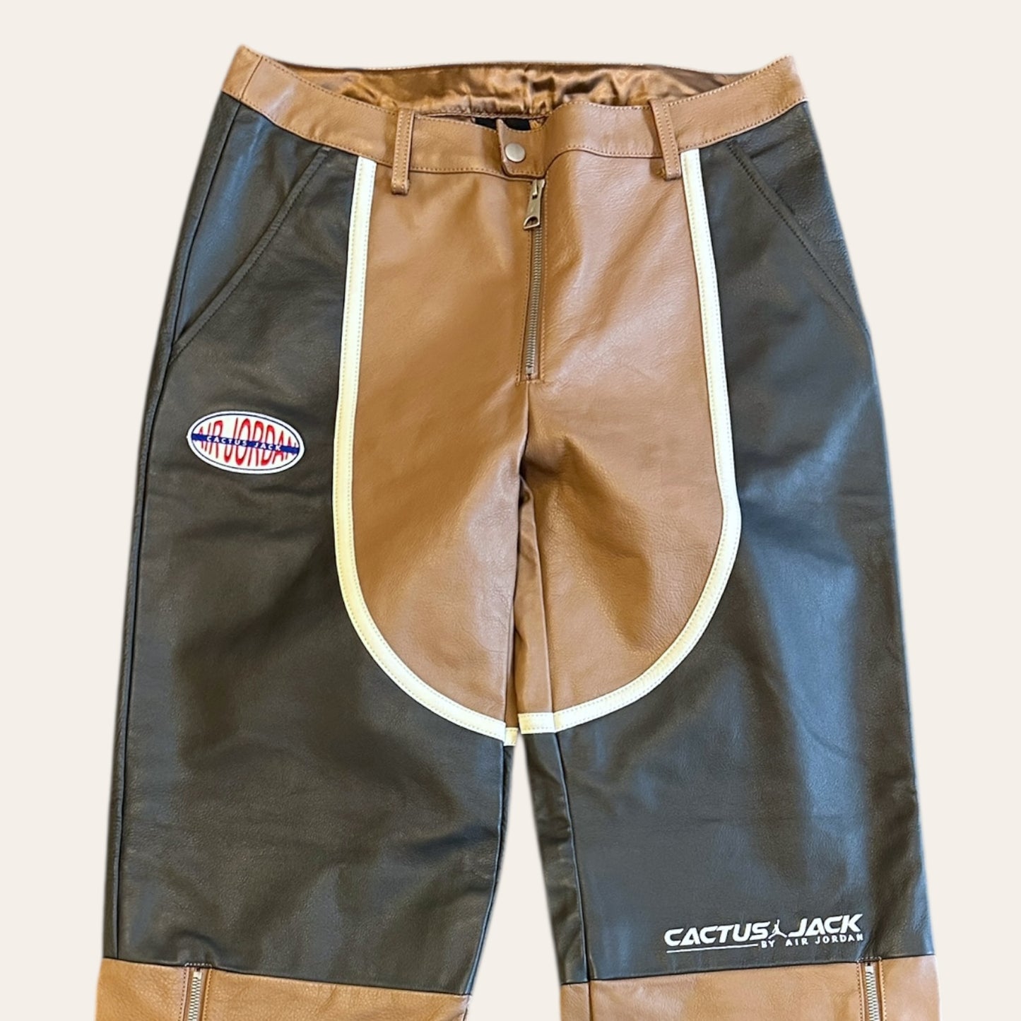 Jordan x Travis Scott Cactus Jack Leather Pant Size M