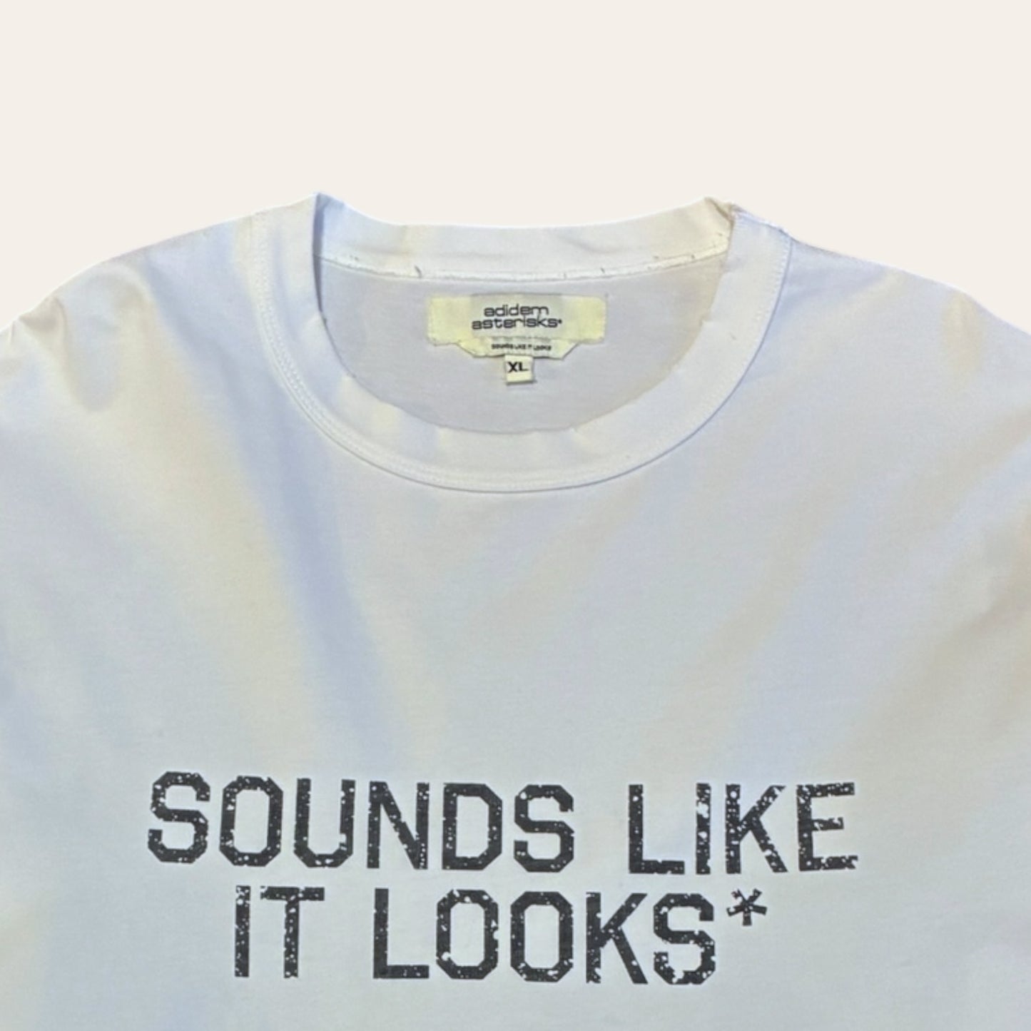 Adidem Asterisks Sounds Like it Looks LS Tee Size XL