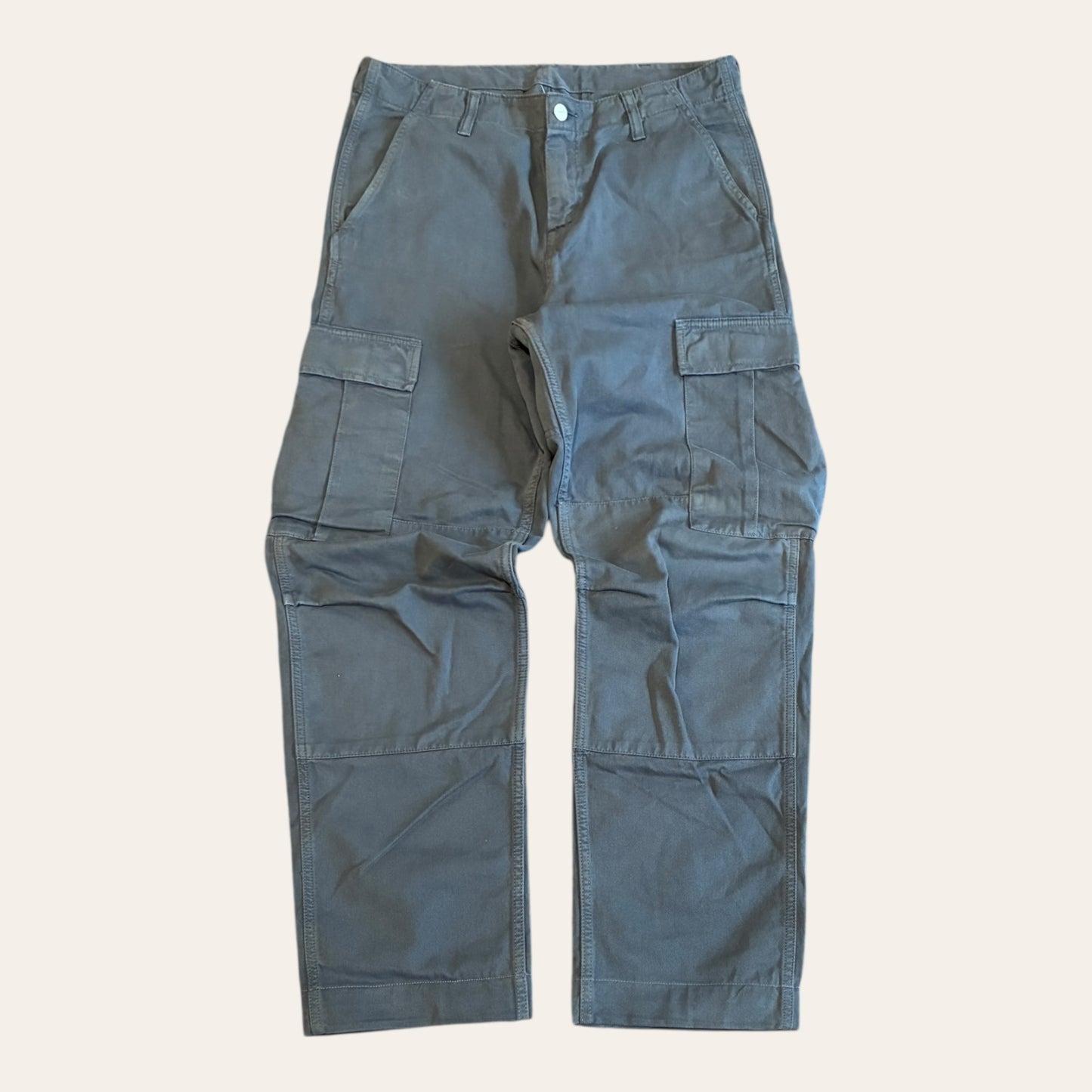 Carhartt Regular Cargo Pants Blue Size 30