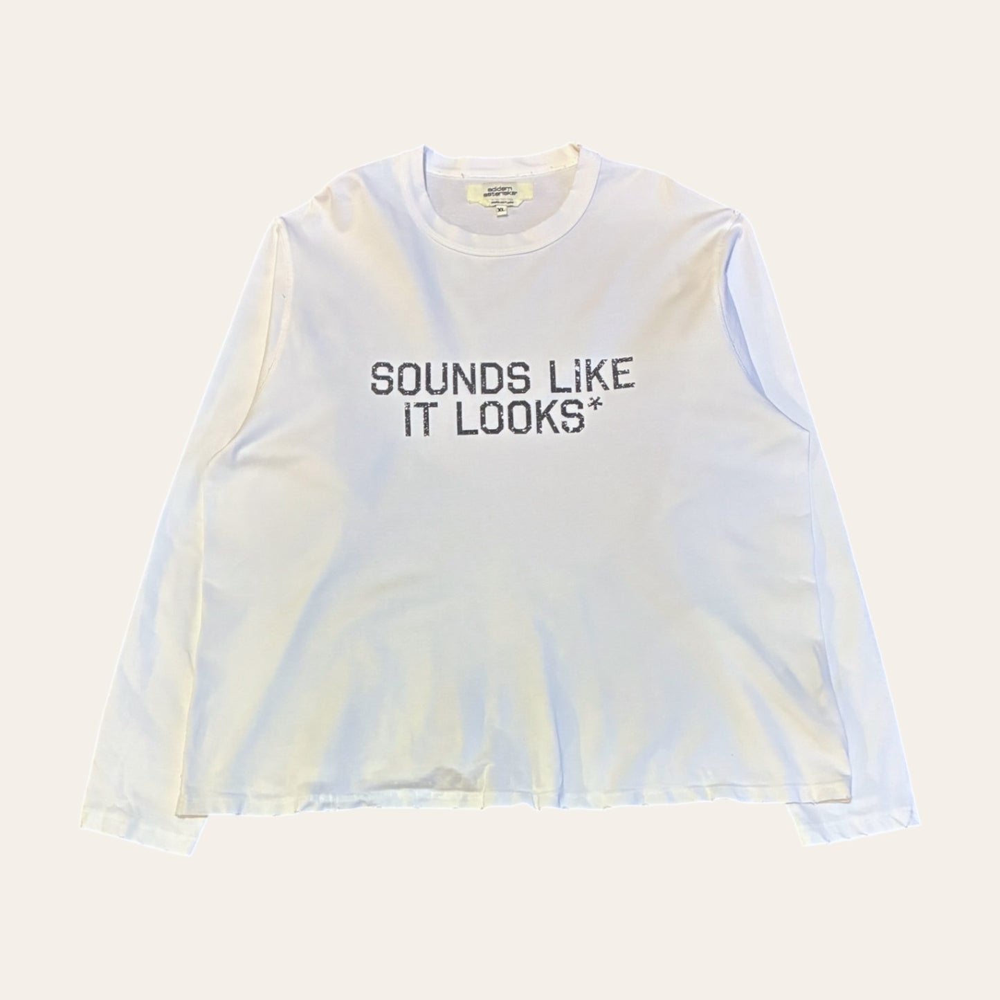 Adidem Asterisks Sounds Like it Looks LS Tee Size XL