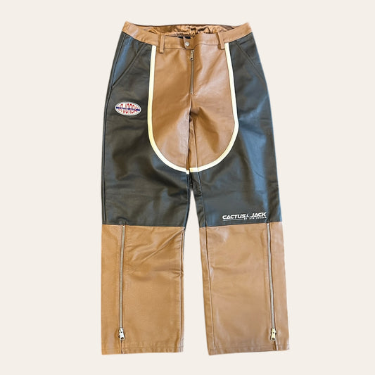 Jordan x Travis Scott Cactus Jack Leather Pant Size M