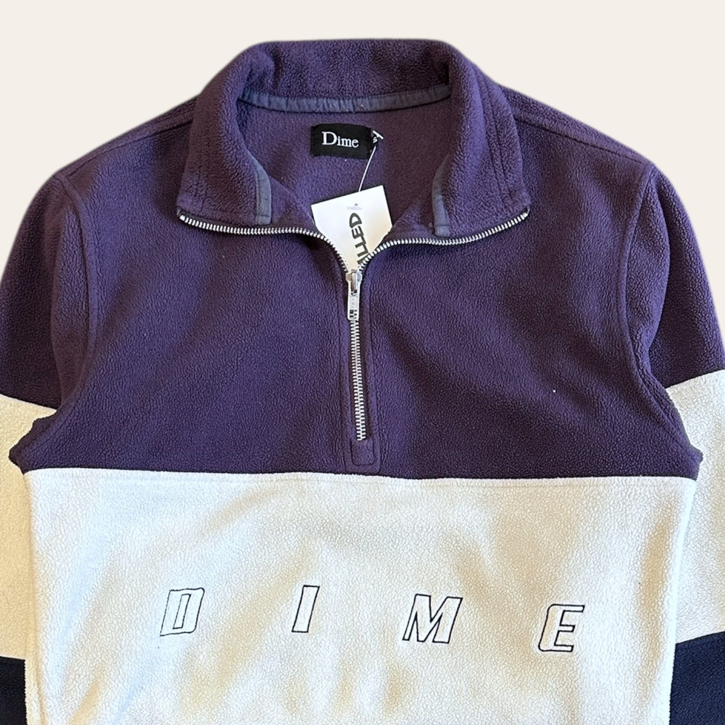 Dime 1/4 Zip Sweater Size S