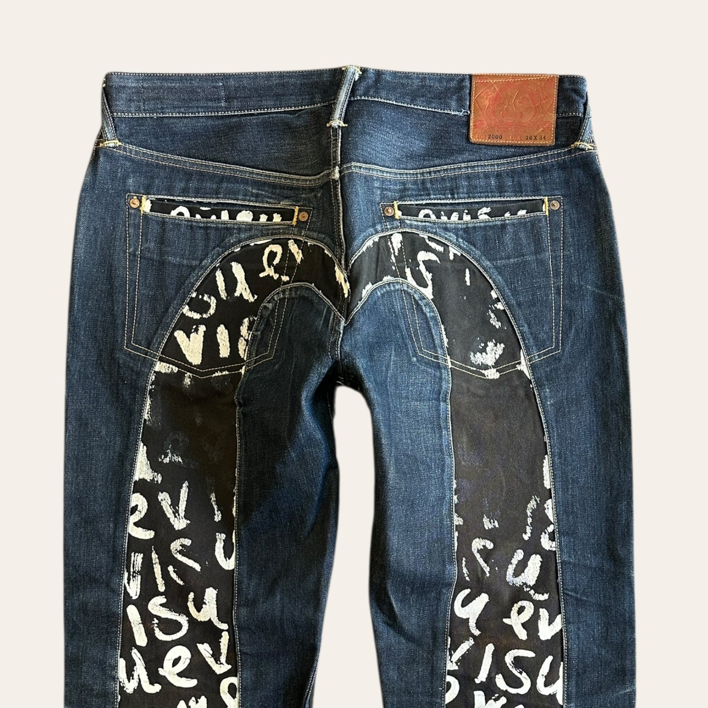 Evisu Selvedge Jeans Size 36x34