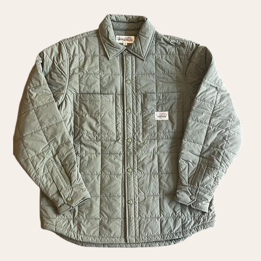 Stussy Workgear Puffer Jacket Green Size S