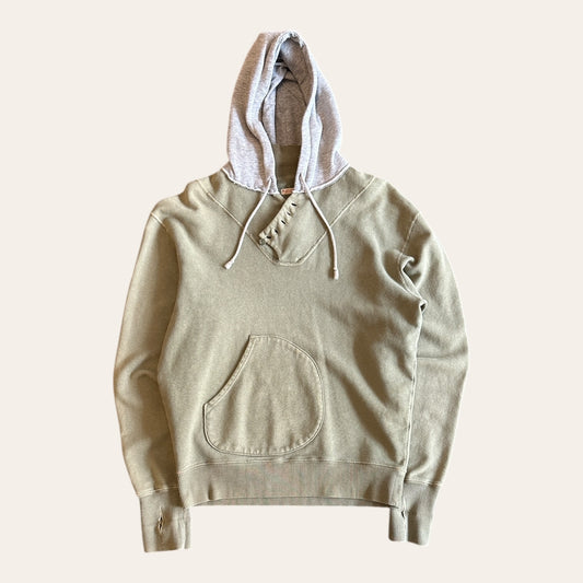 Kapital Button Hoodie Green Size L