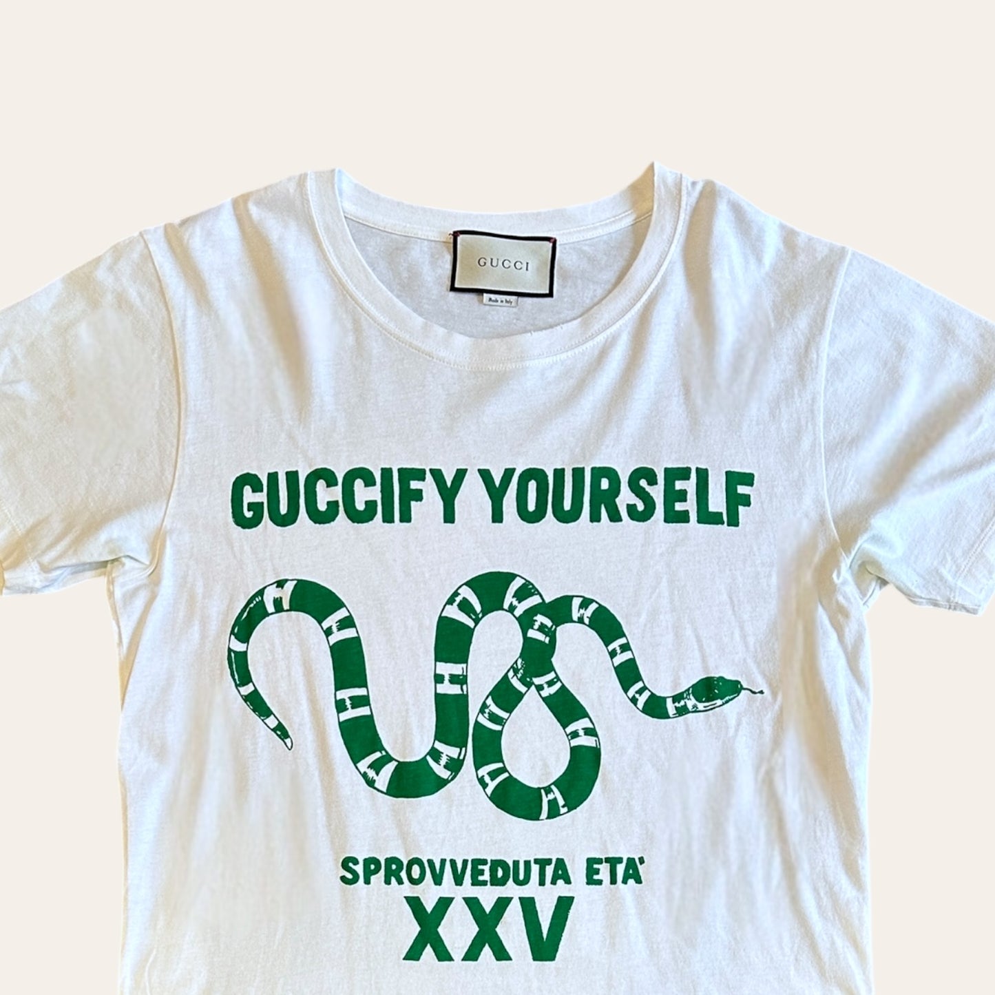 Gucci Snake Tee Size S
