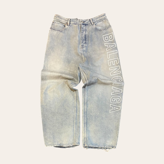 Brand New Balenciaga Outline Denim Size M