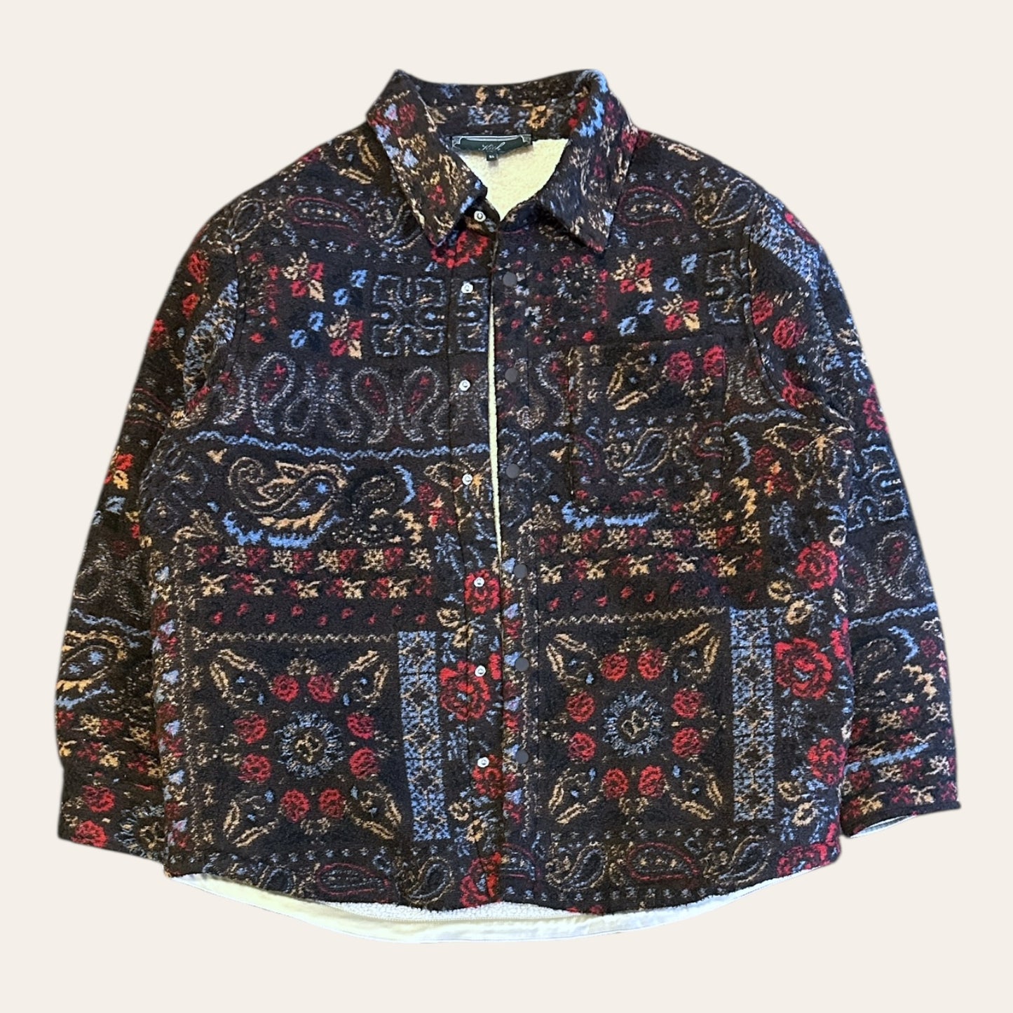 Kith Fleece Overshirt Size XL