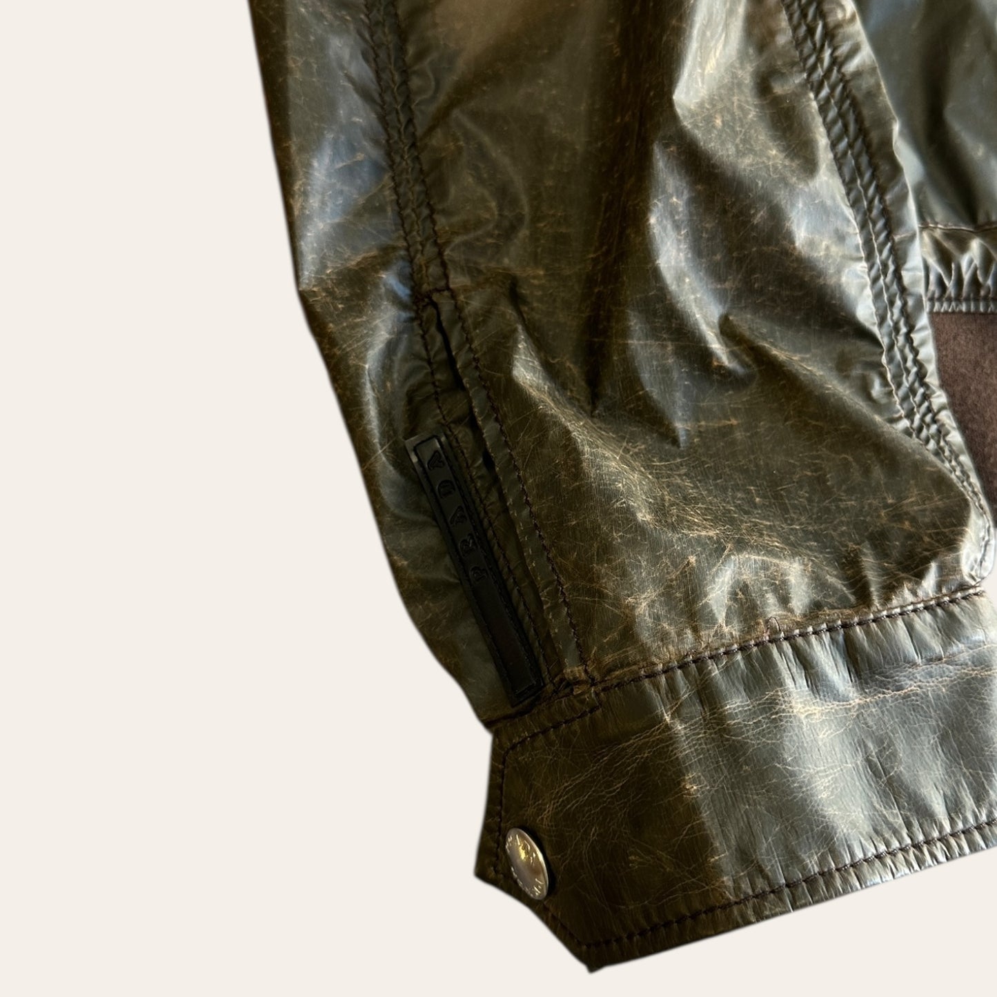 Vintage Prada Moto Work Jacket Size S